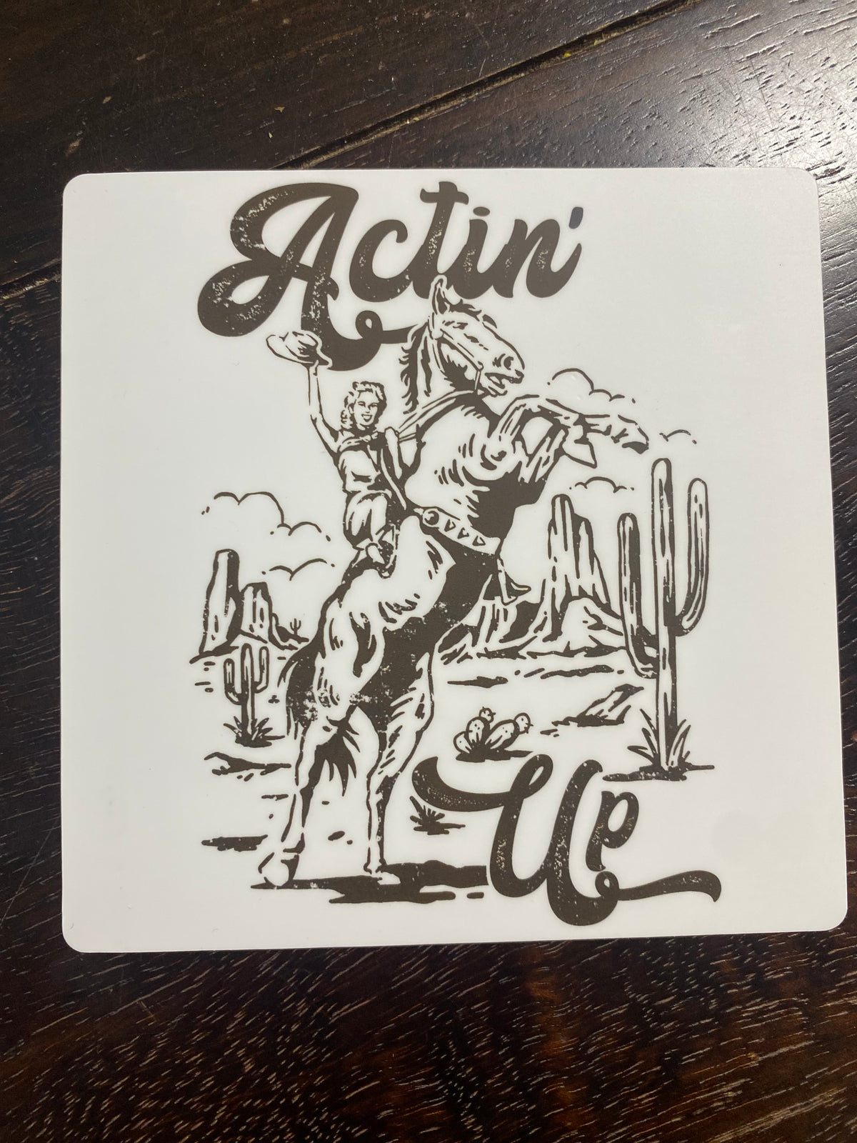 Actin Up Sticker