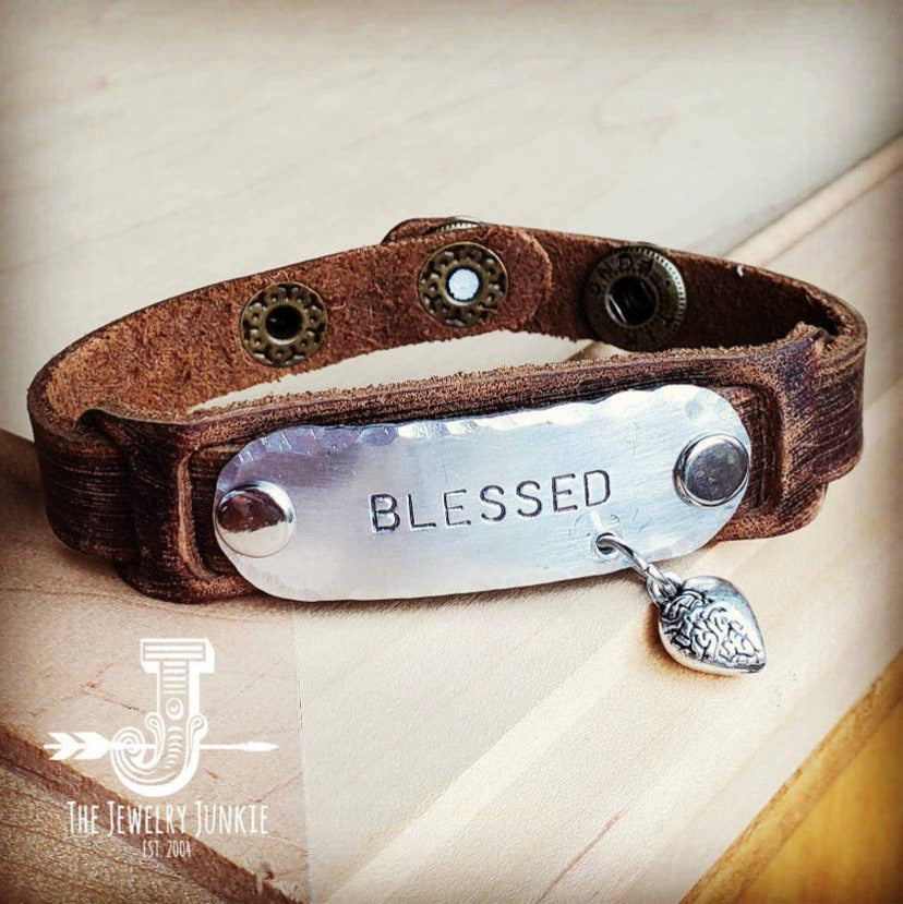 Blessed Leather Cuff